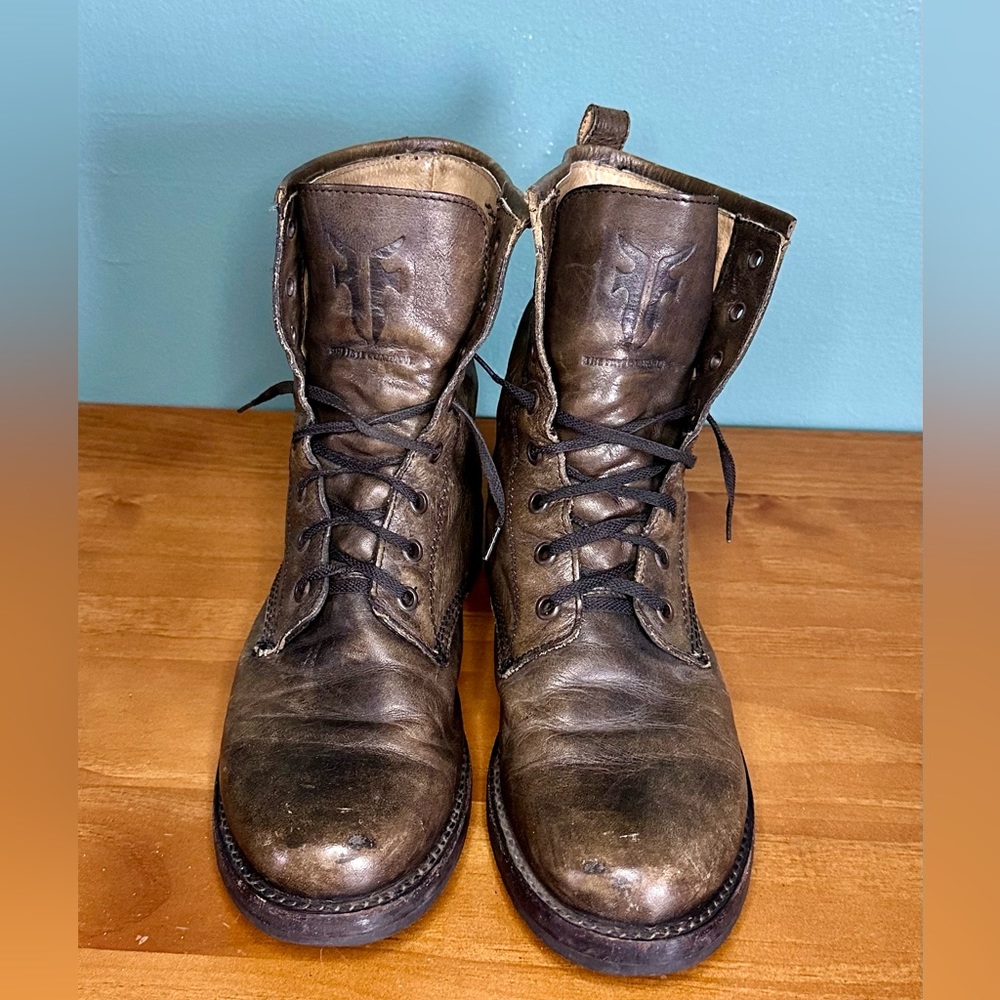 Frye Veronica Distressed Heirloom Combat Boot - image 2